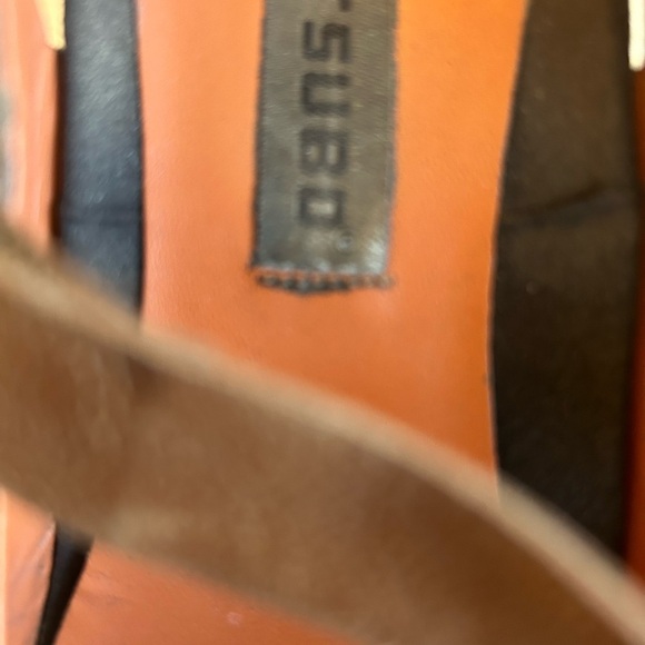 Tsubo amazing distressed leather slingback heels 7.5 very good condition - Picture 5 of 13